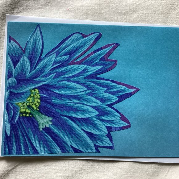 Handmade Kaffe Fassett Blank Cards Set 1 - Picture 4 of 5